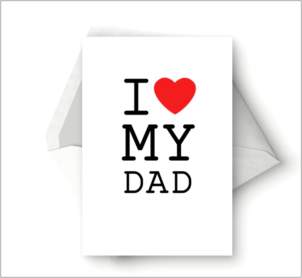 Easy Father's Day Card Templates