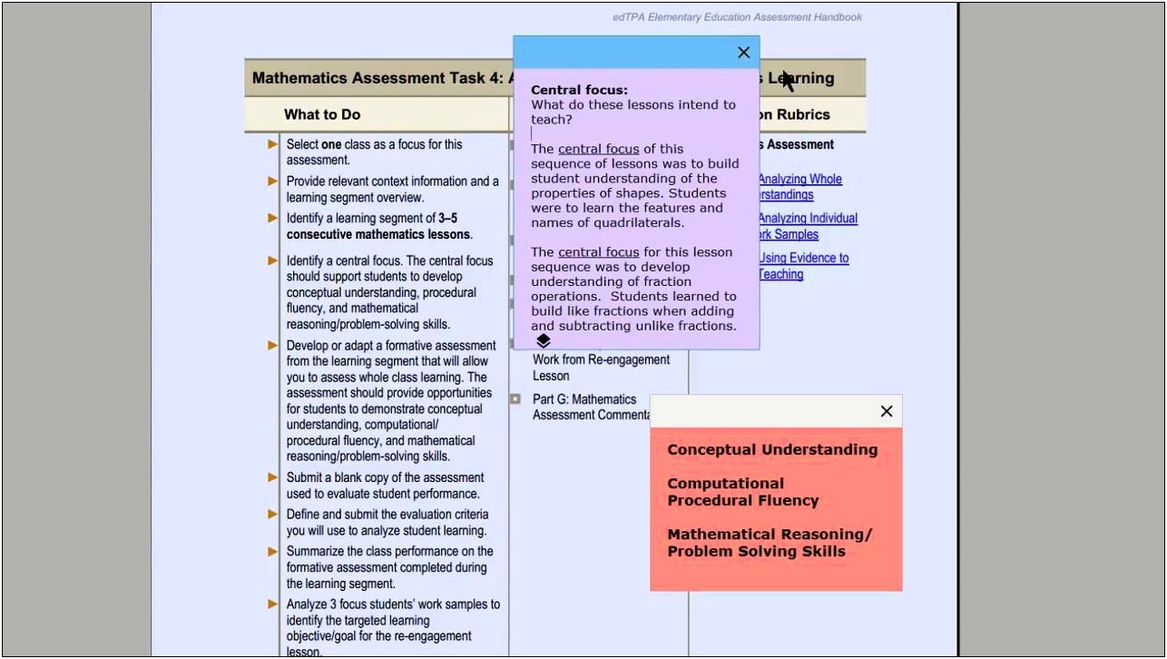 Ed Tpa Math Lesson Plan Template