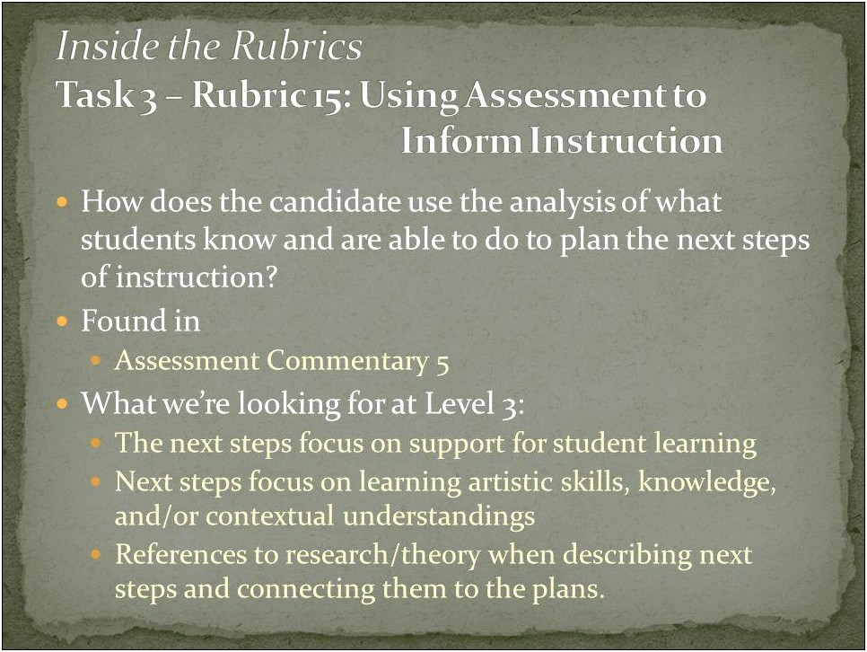 Edtpa K 12 Performing Arts Planning Commentary Template