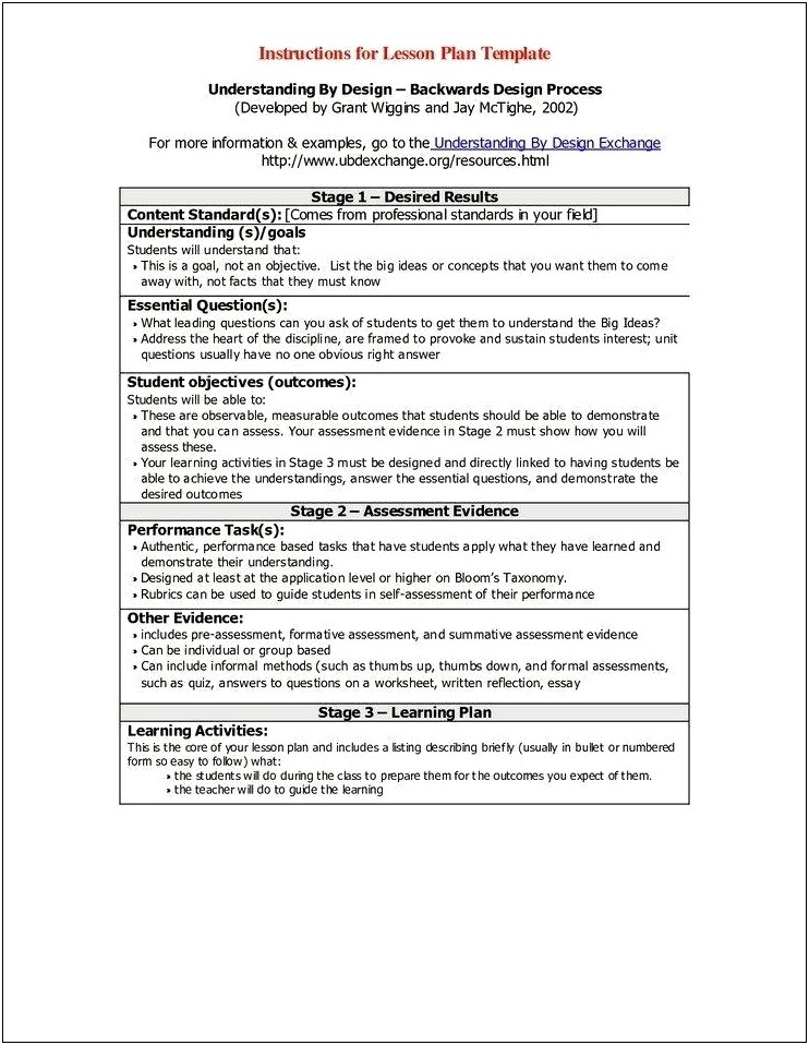 Edtpa Lesson Plan Template Nys Secondary Math