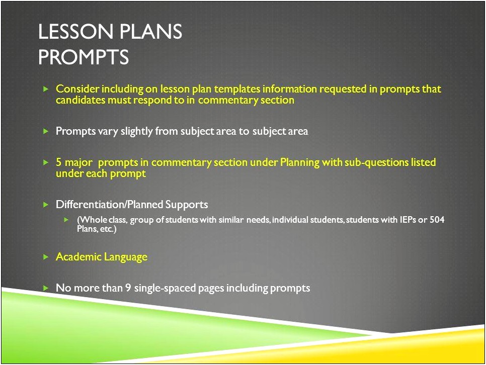 Edtpa Math Lesson Plan Template California