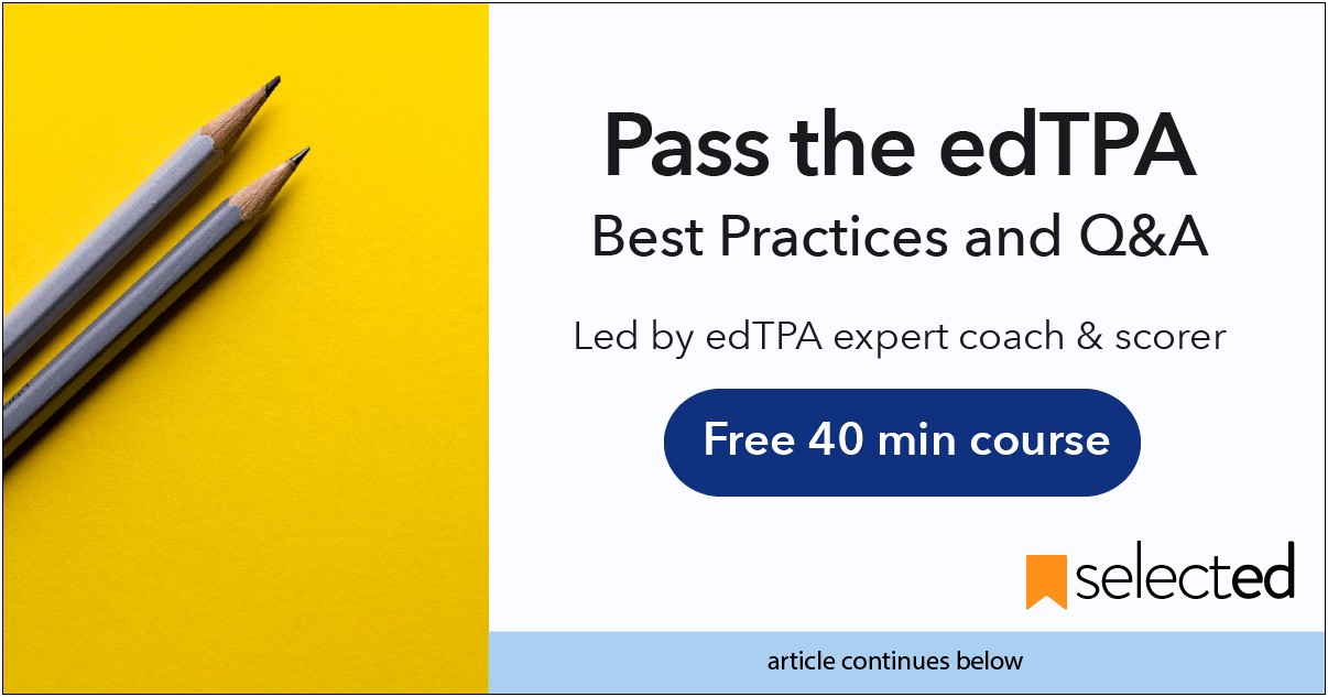 Edtpa Planning Commentary Special Education Template