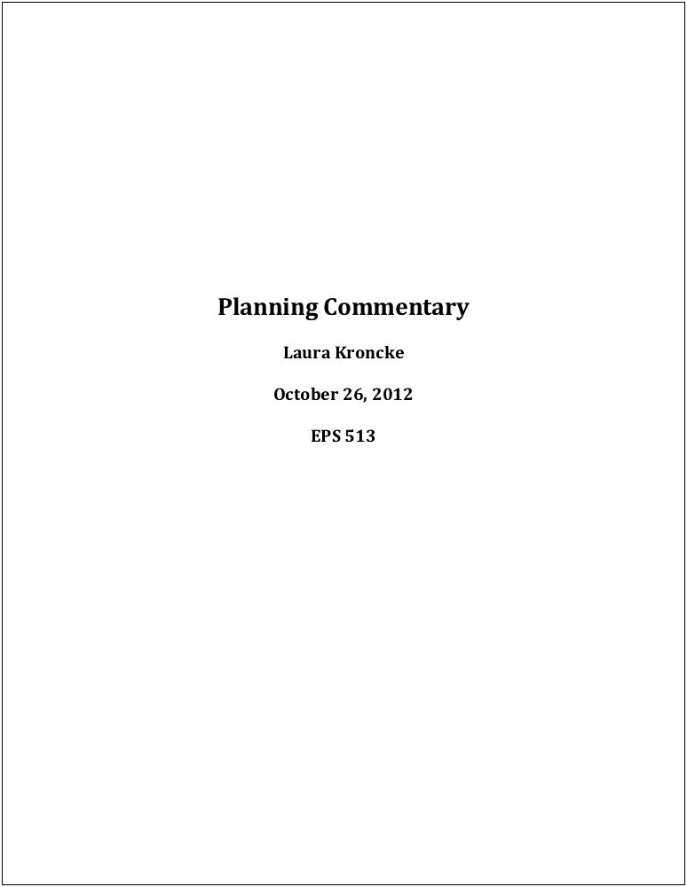 Edtpa Special Education Planning Commentary Template