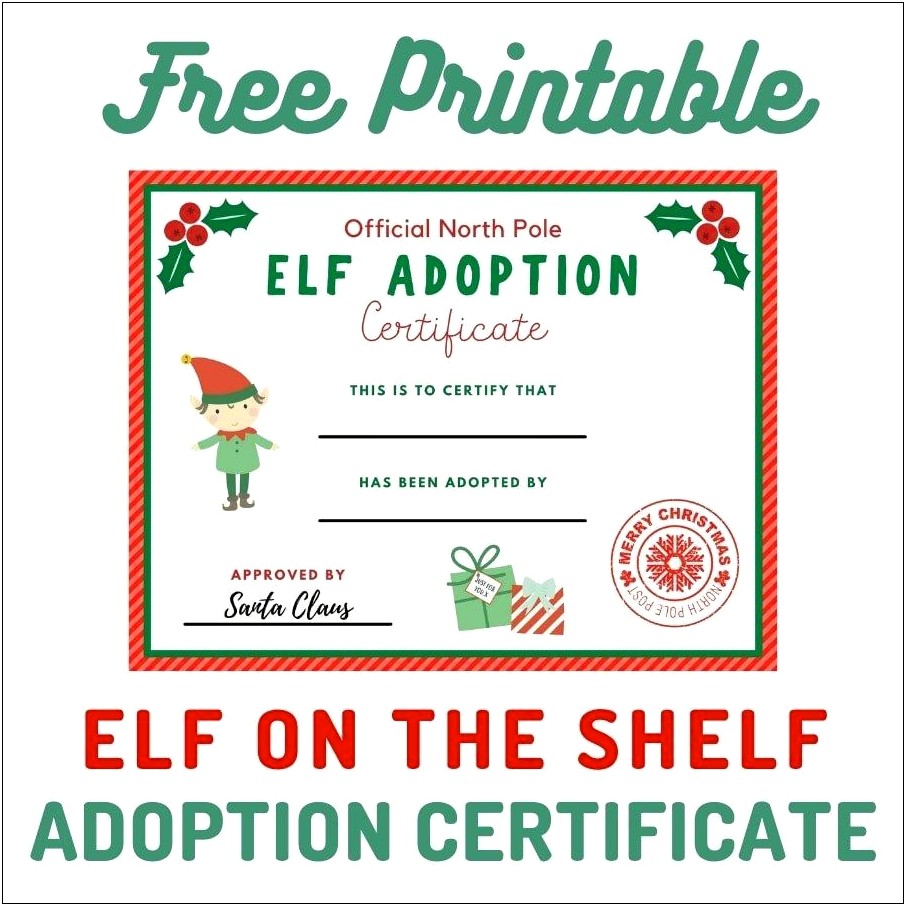 Elf On The Shelf Farewell Letter Template