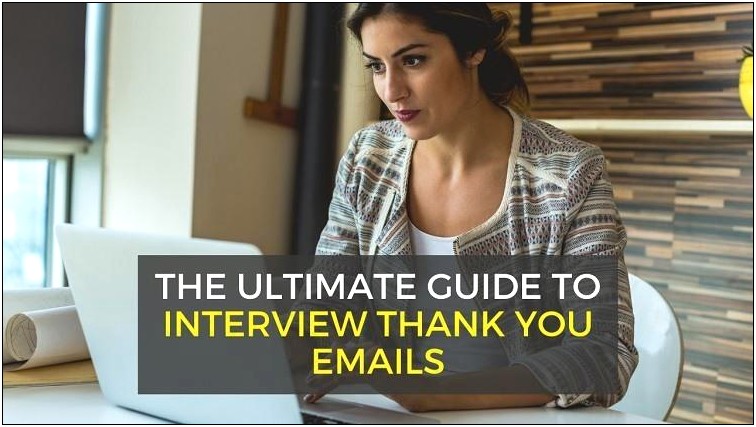 Email Thank You Letter After Interview Template