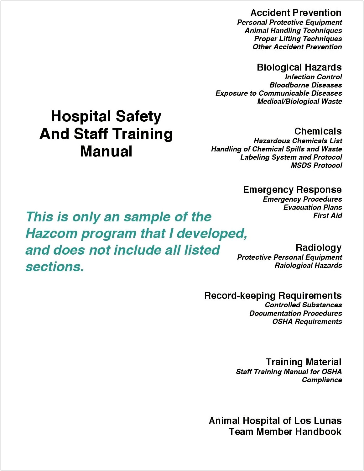 Emergency Action Plan Template Osha Compliance