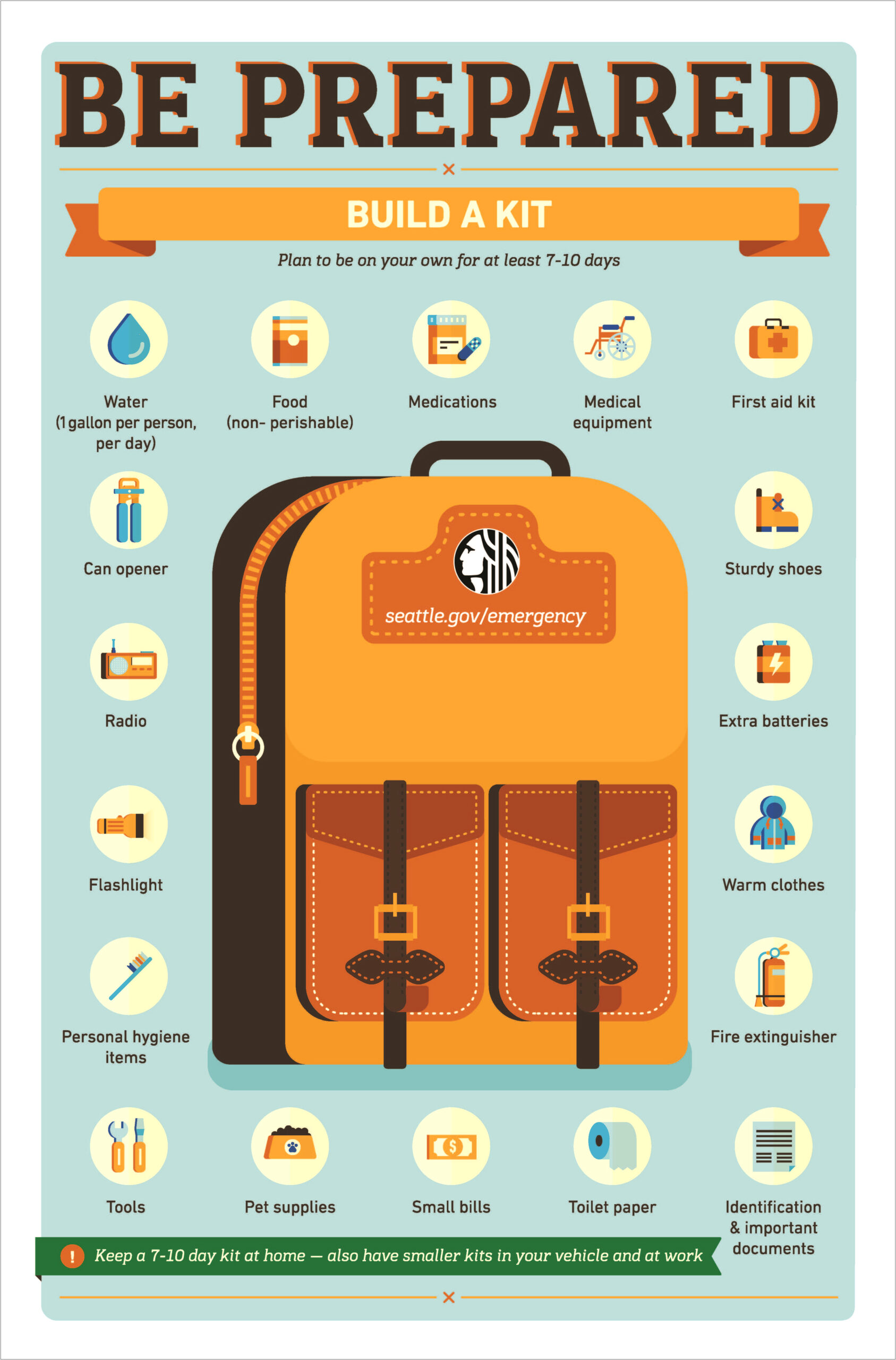 Emergency Plan Printable For Home Template