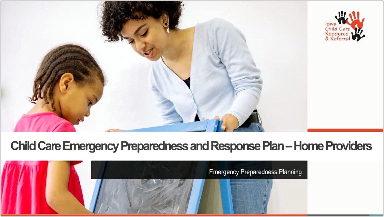 Emergency Preparedness Plan Template For Home