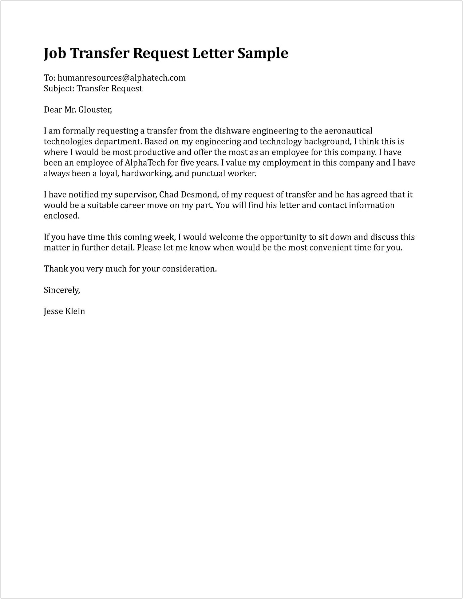 Employer Reference Request Letter From Employer Template