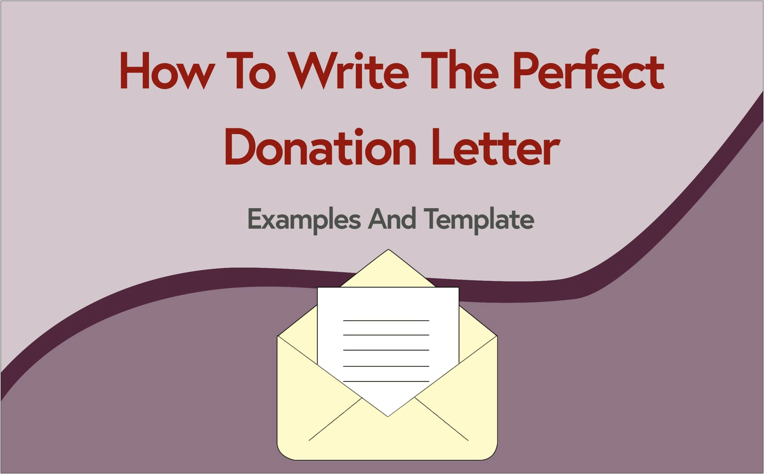 End Of Year Donation Letter Template