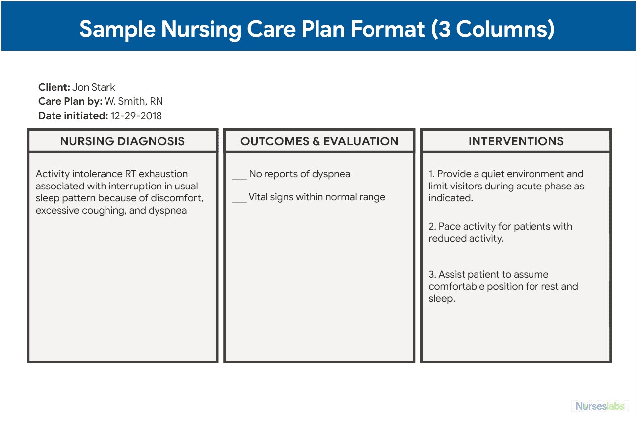 Environment Of Care Management Plans Template