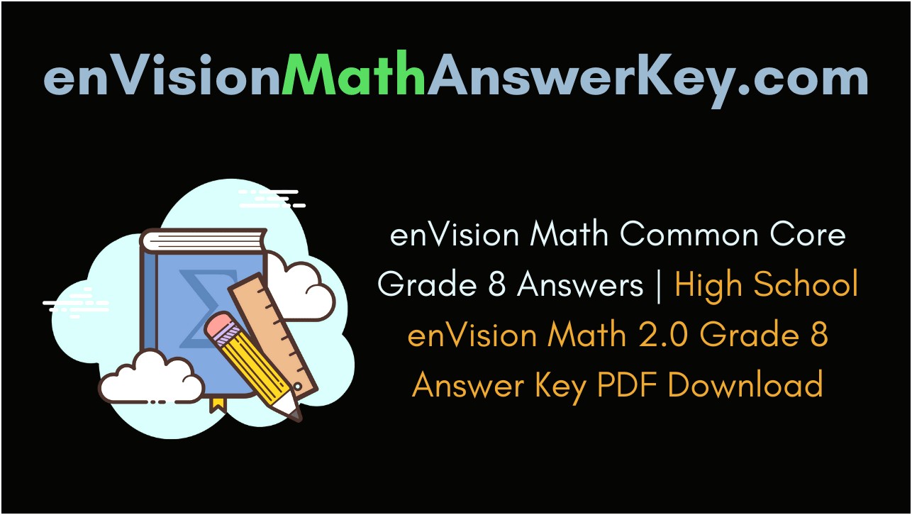 Envision Math 2.0 Lesson Plan Template