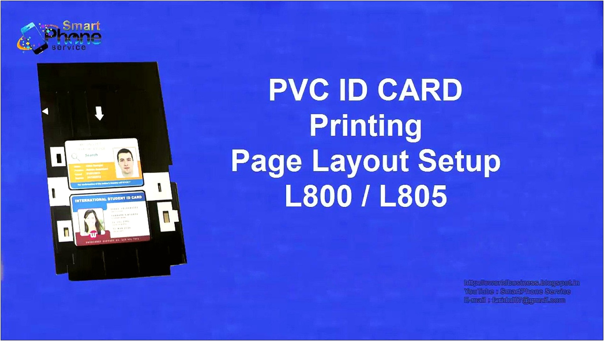 Epson L805 Id Card Printing Template