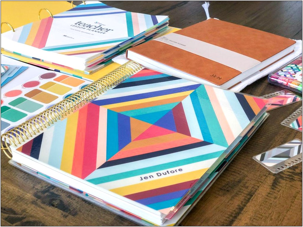 Erin Condren Teacher Planner Lesson Plan Template