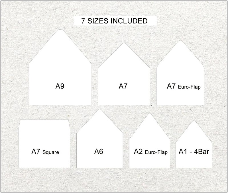 Euro Flap Envelope Liner Template Ms Word