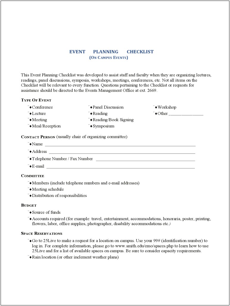 Event Planning Event Planning Template Pdf