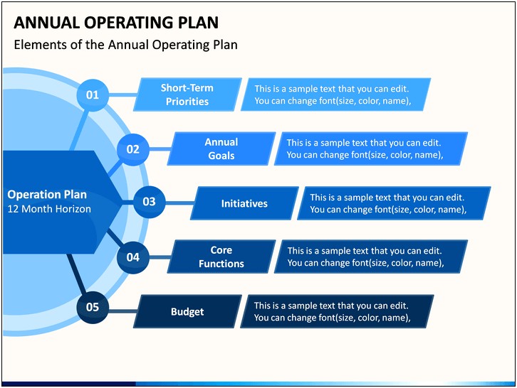 Example Of An Operational Plan Template