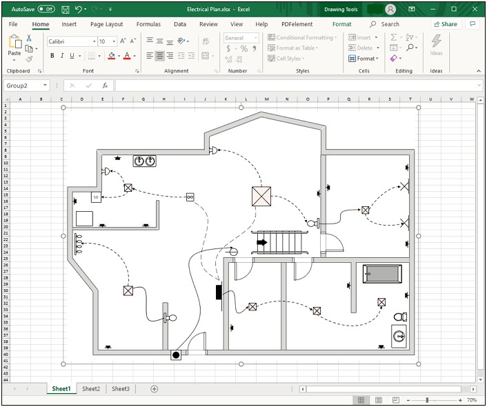 Excel Floor Plan Templates Feet And Inches