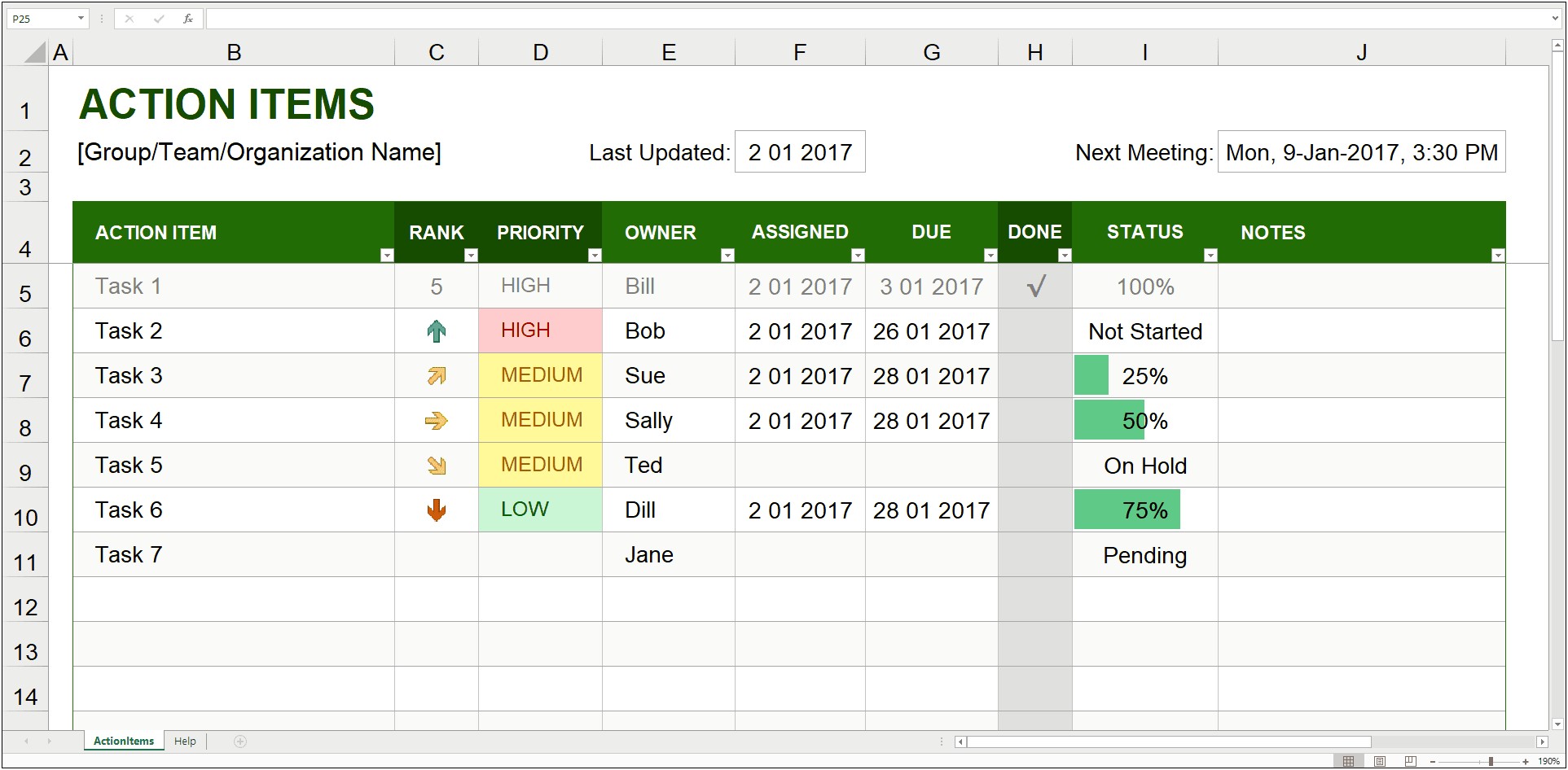 Excel Resource Planning Template For Multiple Projects