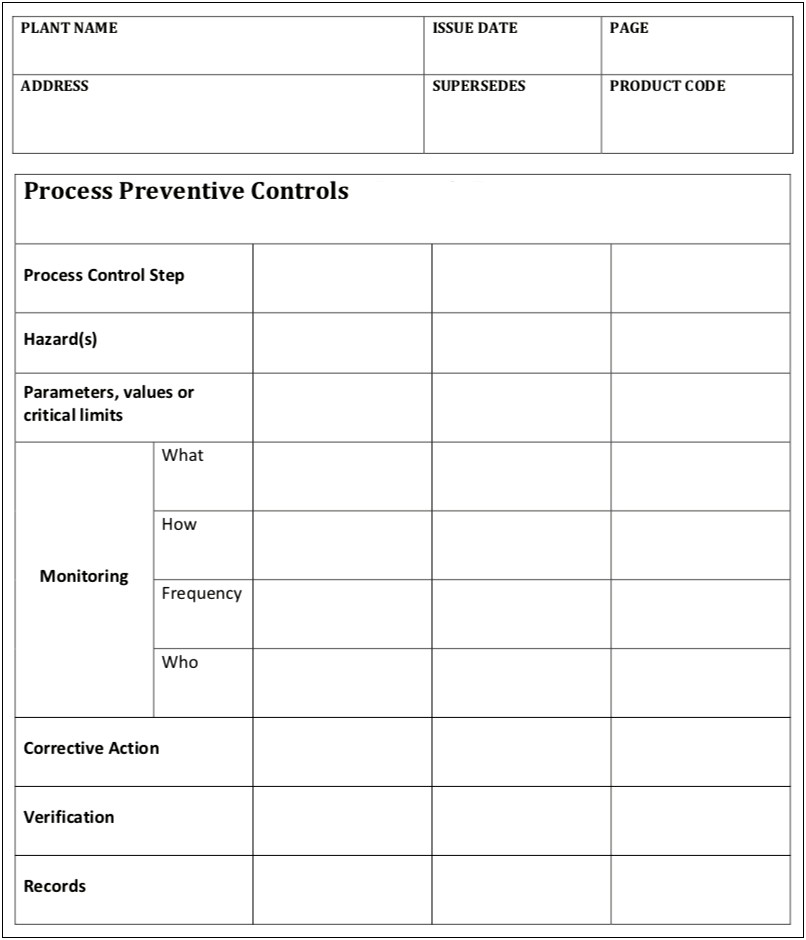 Exercise Corrective Action Improvement Plan Template