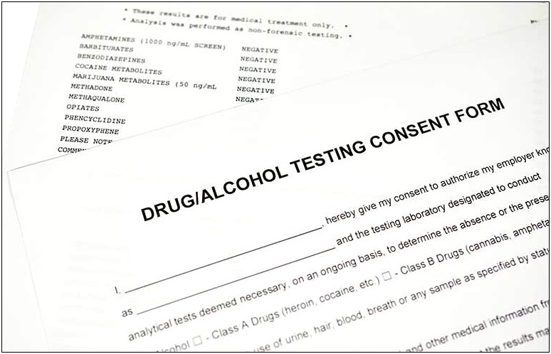 Failed Pre Employment Drug Test Letter Template