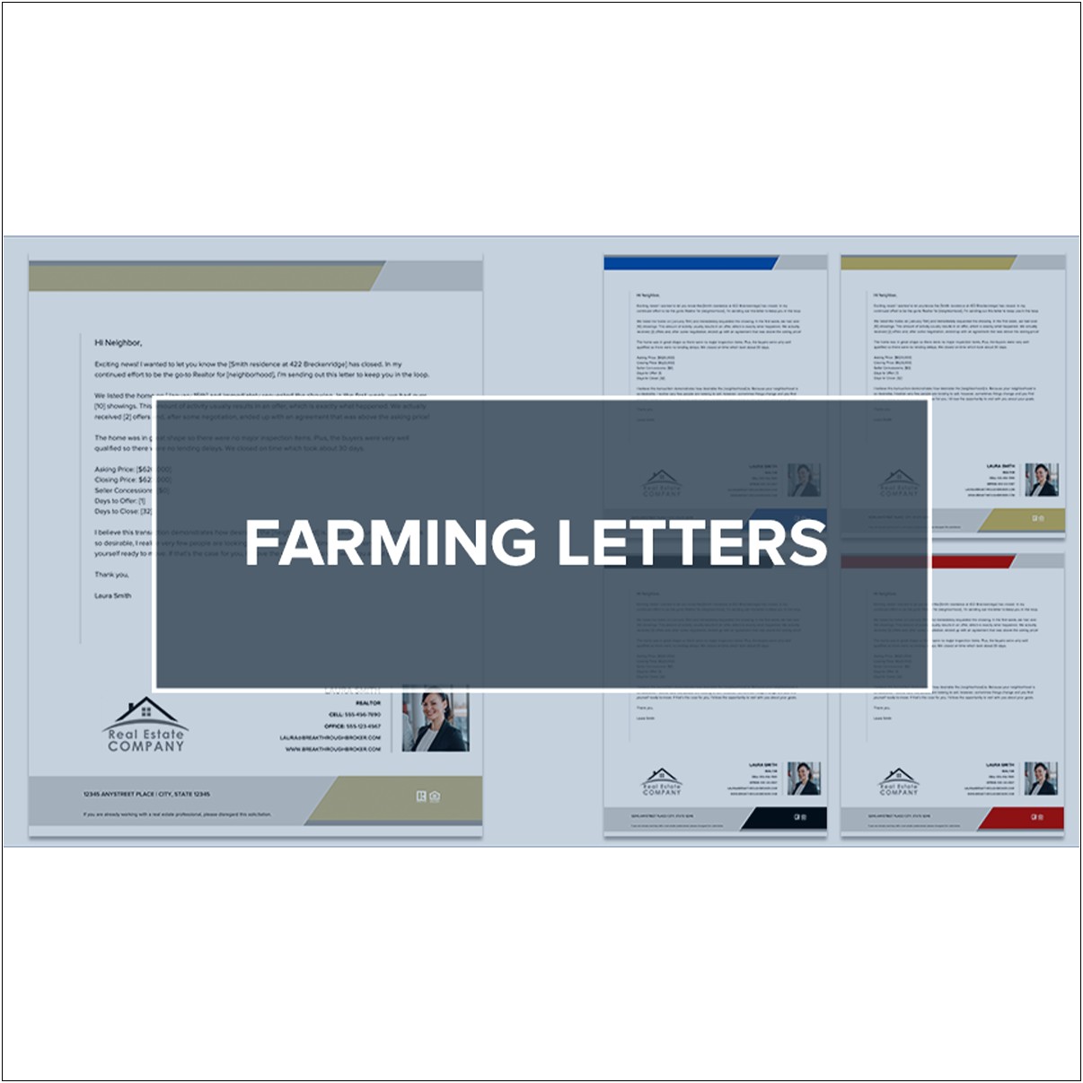 Farm Marketing Letter Template For Realtor