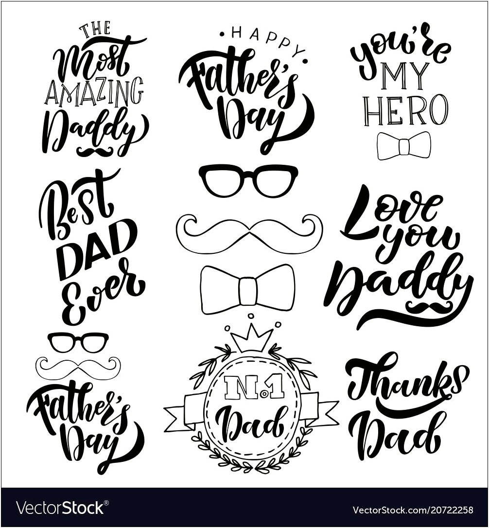 Fathers Day Card Template For Microsoft Word