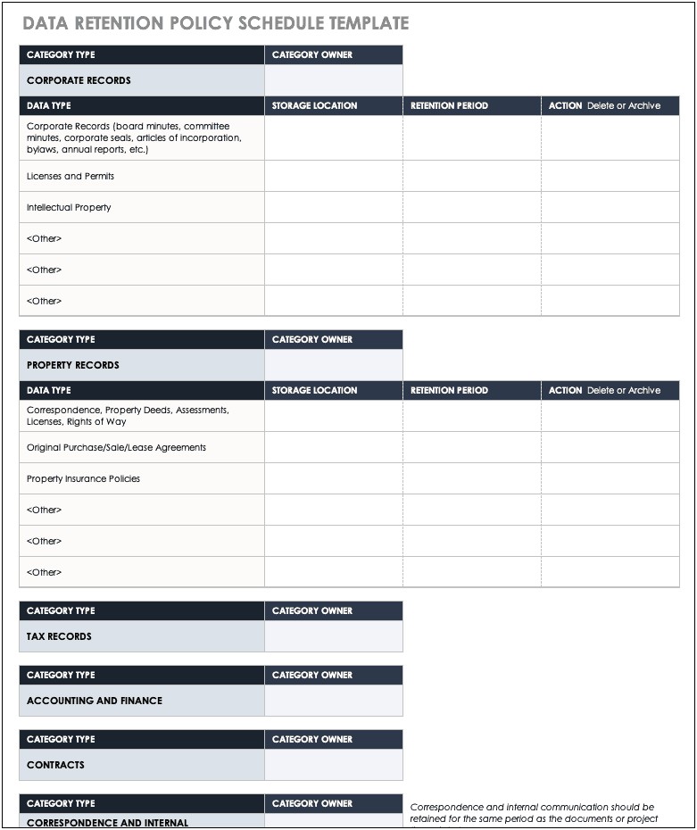 Federal Records Management File Plan Template