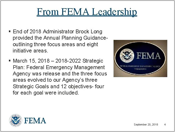 Fema 2018 2022 Strategic Plan Template