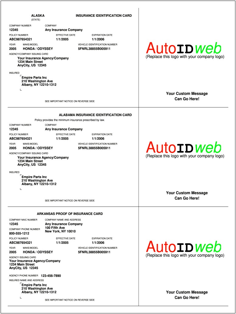 Fillable Fake Social Security Card Template