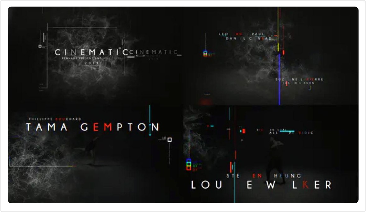 Film Grunge After Effects Template Download