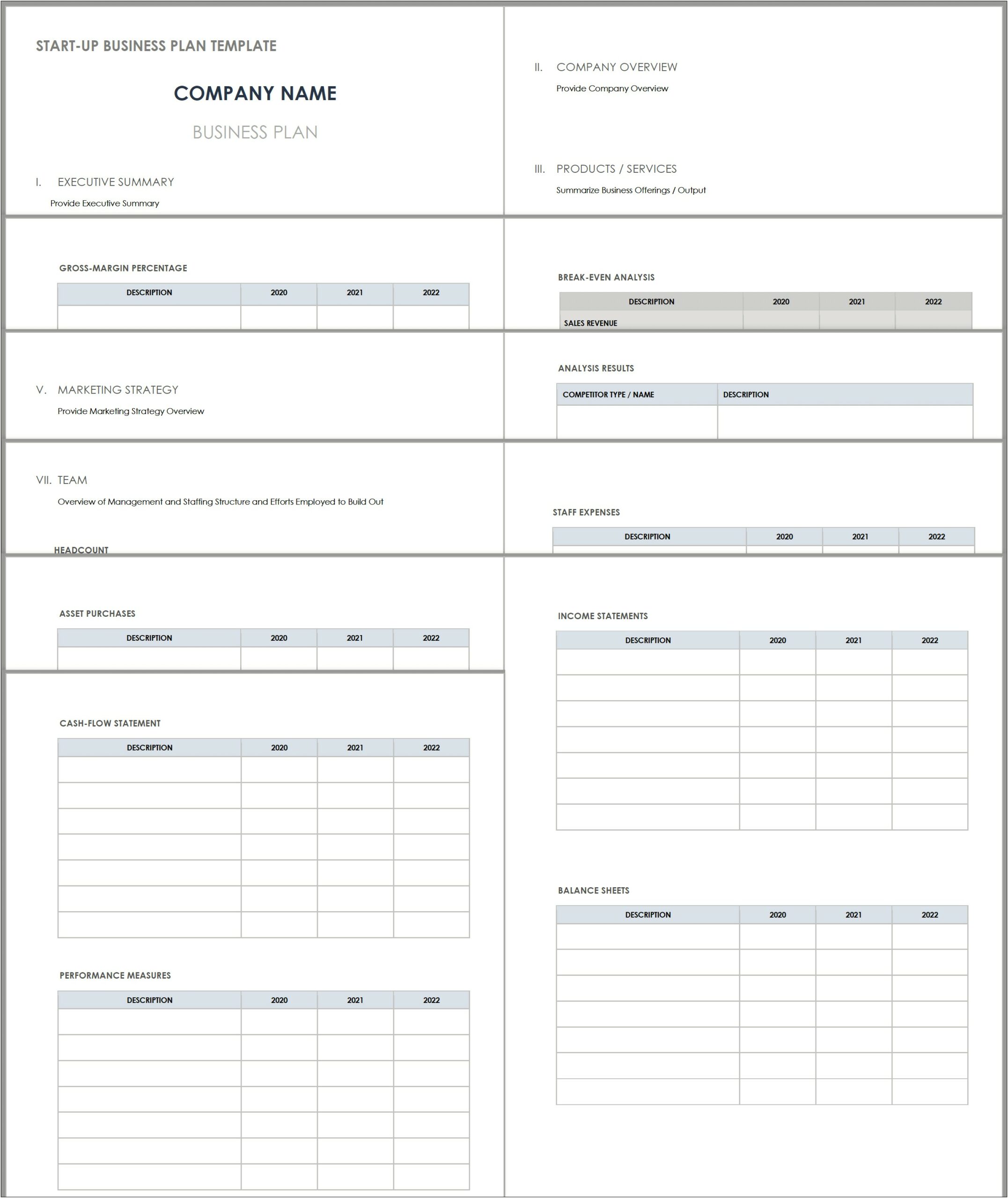 Financial Advisor Business Plan Template Pdf