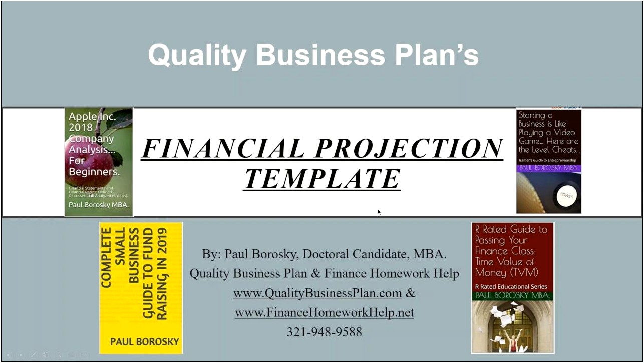 Financial Business Plan Template For Small Business