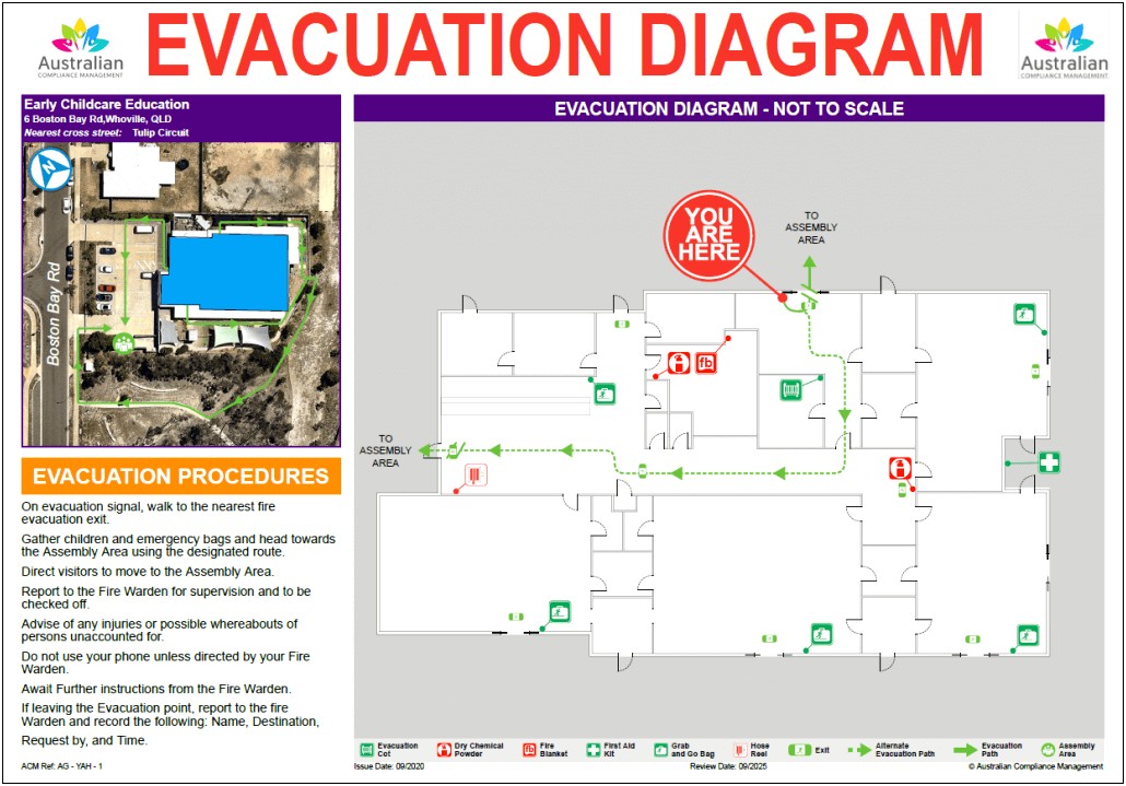 Fire Evacuation Plan Template For Childminders