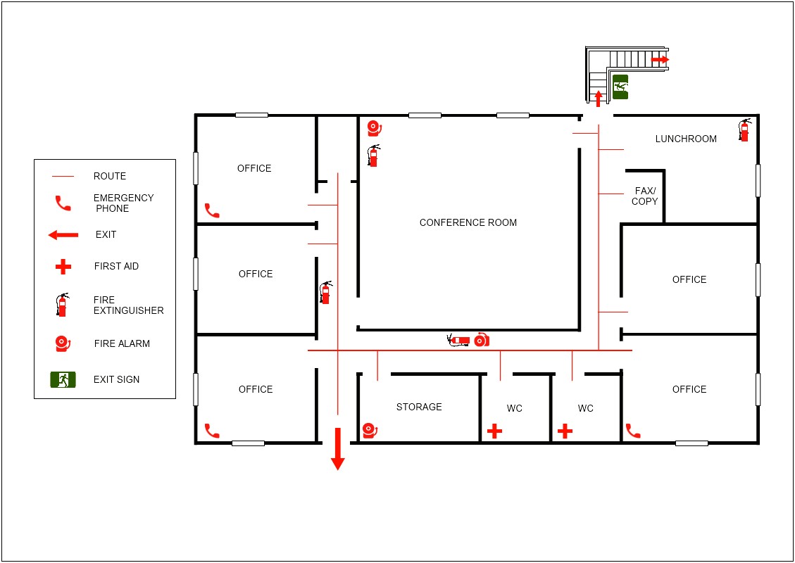 Fire Safety And Evacuation Plan Template