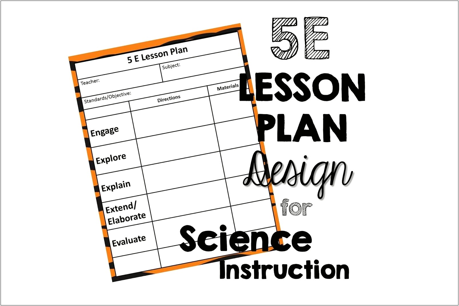 Five E Model Lesson Plan Template