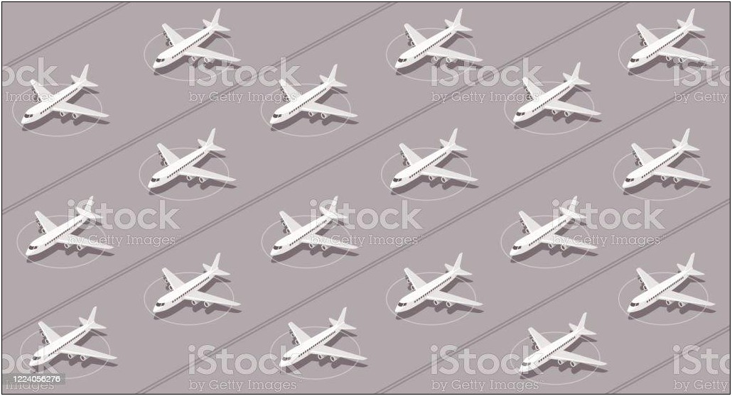 Flat War Plane Cut Out Template