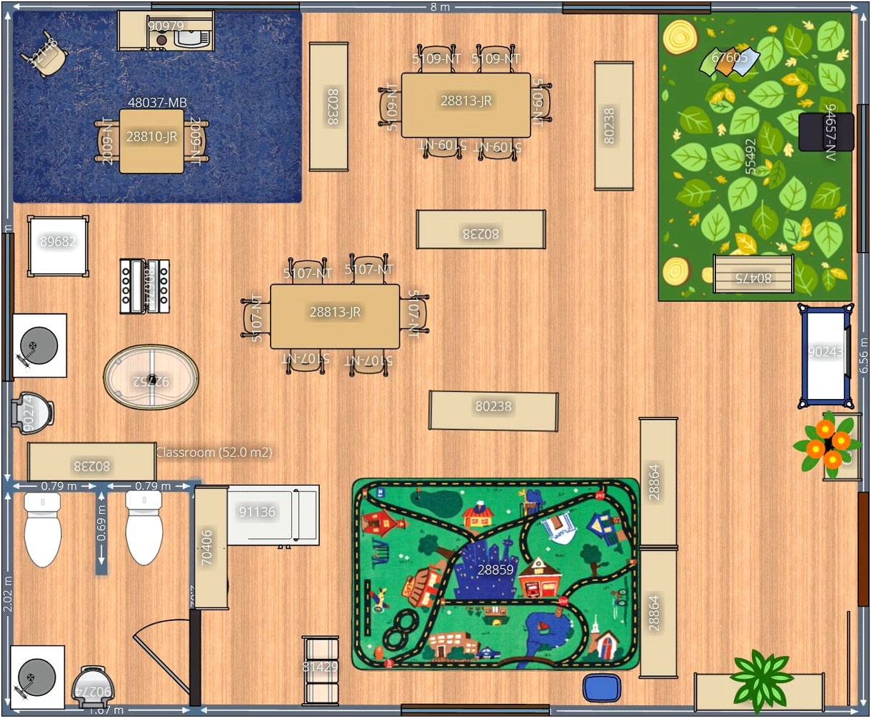 Floor Plan Design Template For Preschool Classroom