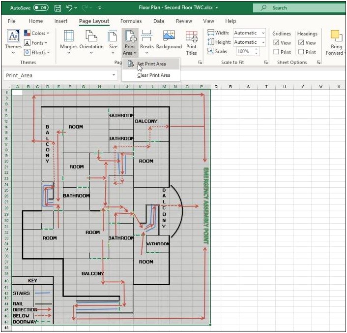 Floor Plan Template In Microsoft Office Visio