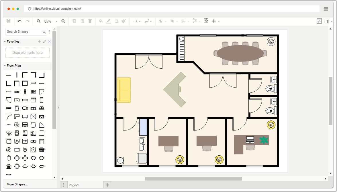 Floor Plan Template In Microsoft Office