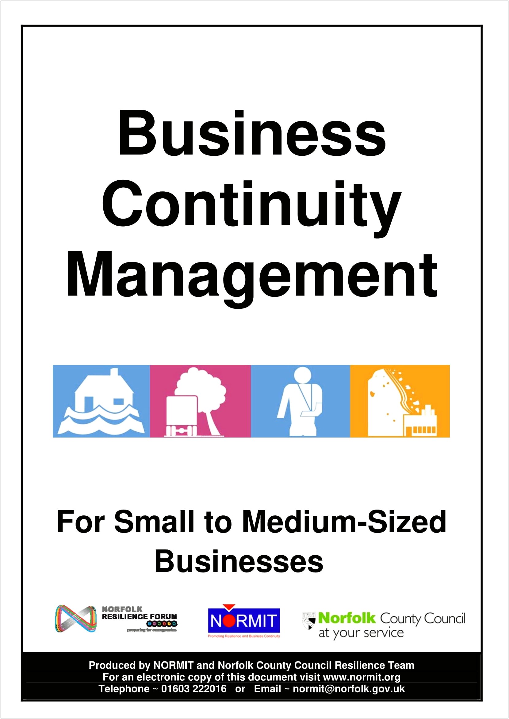 Food Industry Business Continuity Plan Template