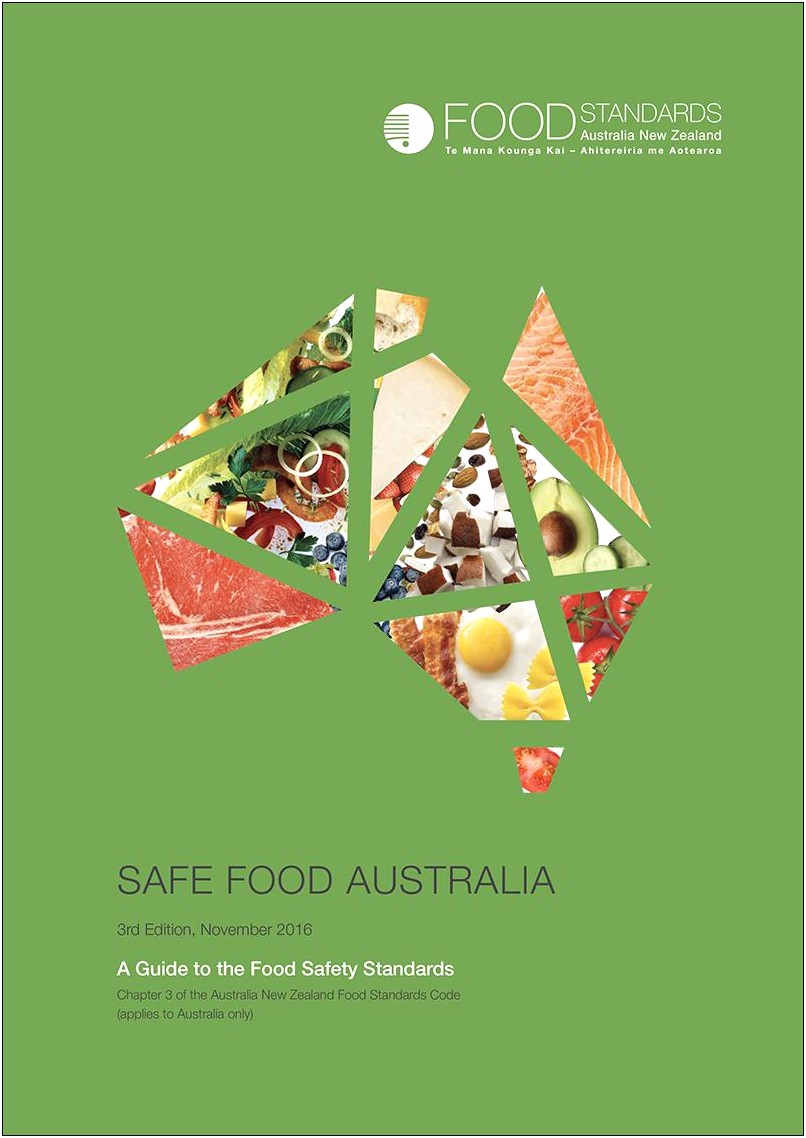 Food Safety Plan Template South Australia