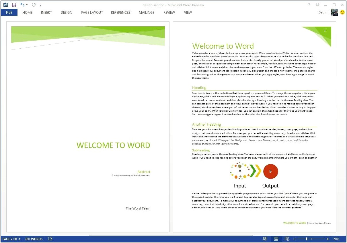 Footer Template Download For Microsoft Word