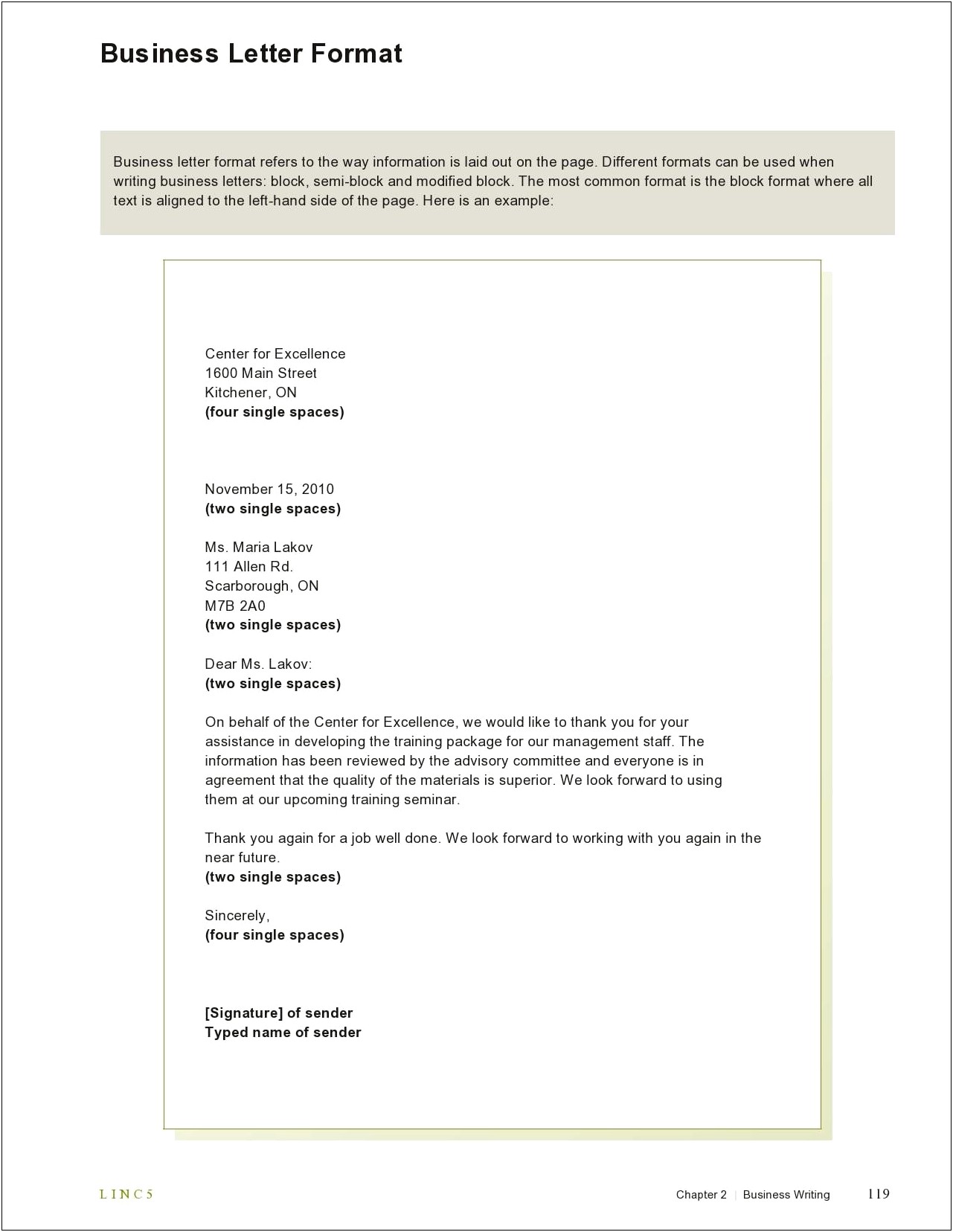 Formal Letter Template Microsoft Word 2007
