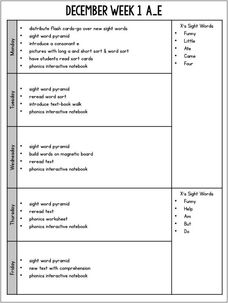 Fountas And Pinnell Guided Reading Plan Template