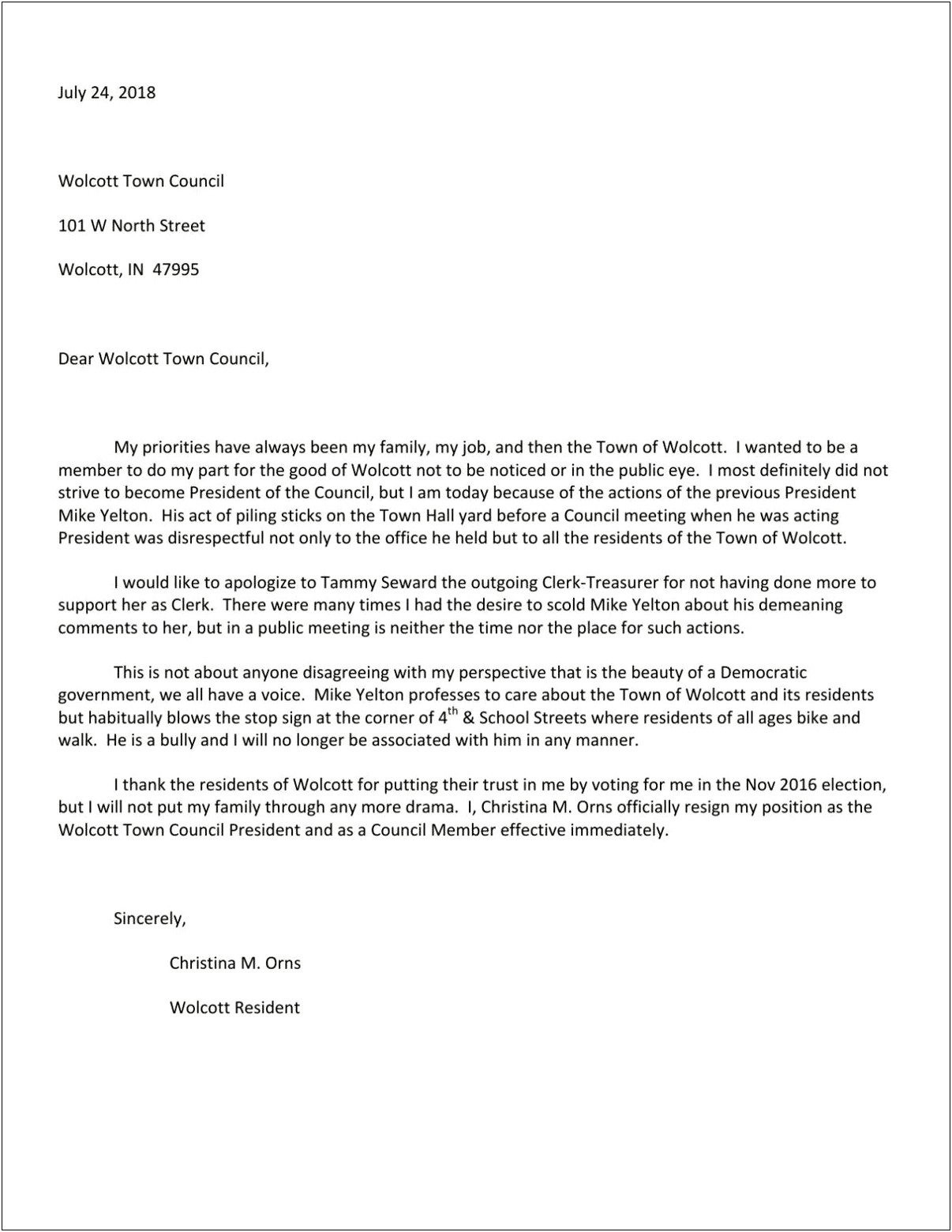 Fraternity Resignation Letter Template From Treasurer