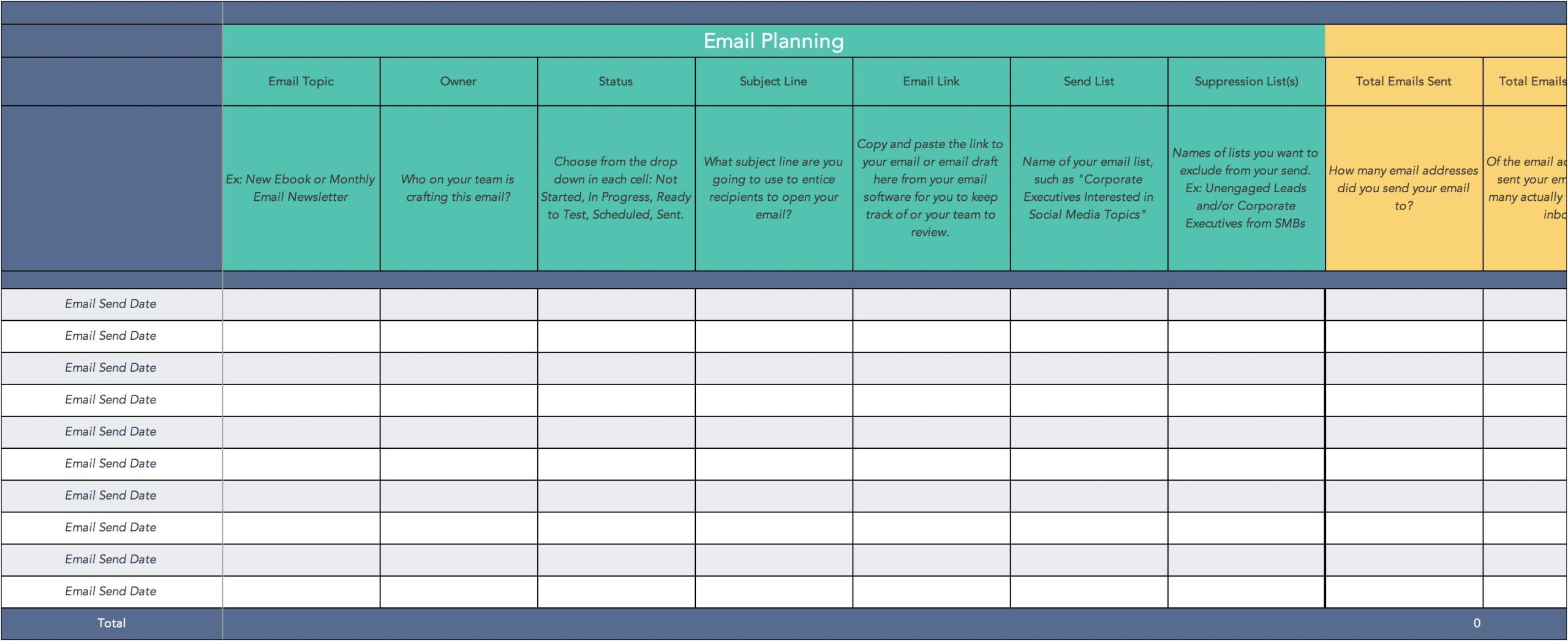 Free Marketing Plan Template By Hubspot