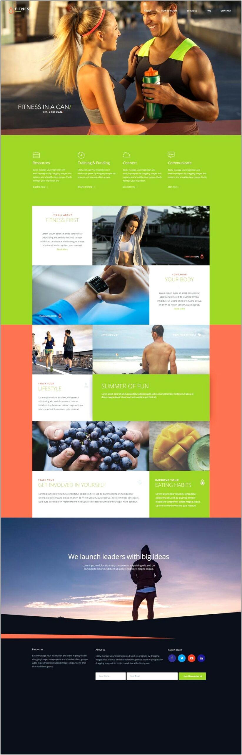 Free Psd Web Template Download 2015