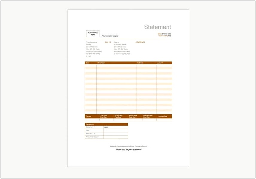 Free Purchase Order Template Word 2010