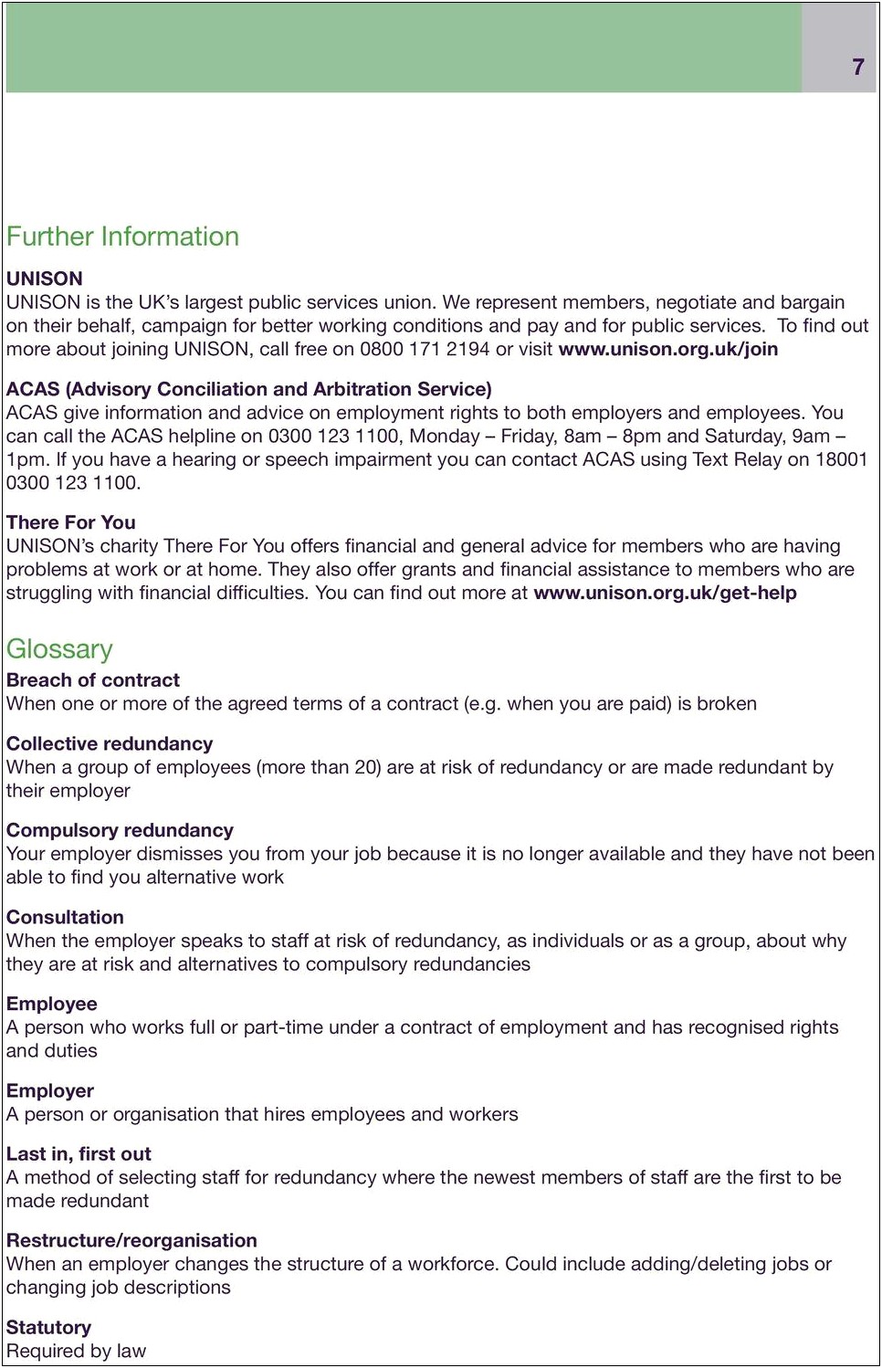 Free Redundancy Letter Template Employer Uk